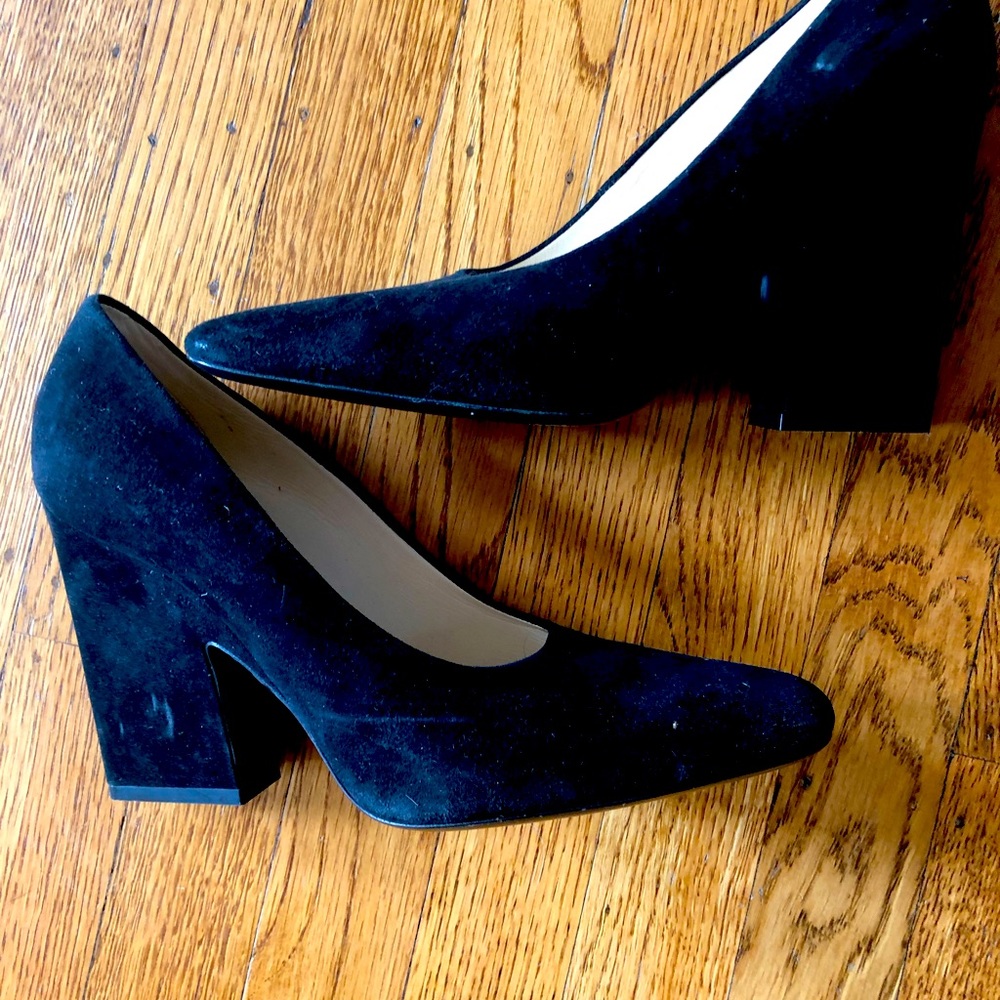 Celine pumps size 8 black suede!